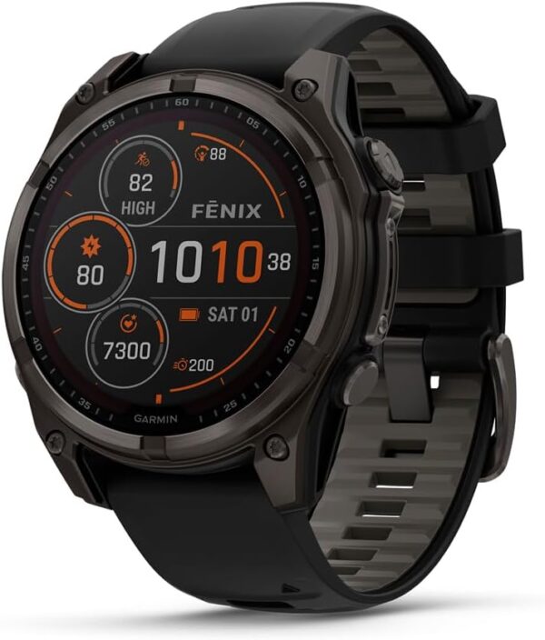 Garmin Fēnix® 8 – 47 mm, Solar, Sapphire, Premium Multisport GPS Smartwatch