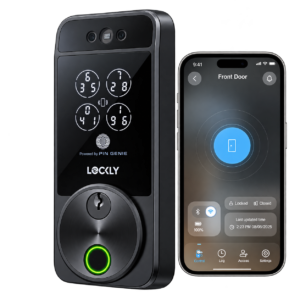 Lockly Visage Zeno Smart Lock – Facial Recognition & Fingerprint Deadbolt