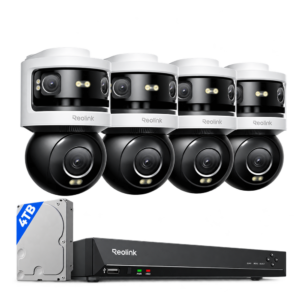 REOLINK Triple-Lens PoE Security Camera System — 10MP Panoramic & 4K Auto Tracking