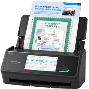ScanSnap iX2500 Premium Wireless or USB High-Speed Document Scanner