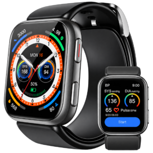 BP Doctor Smart Watch – Blood Pressure Monitor with Air Pump Cuff