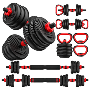 UNNMIIY Adjustable Dumbbell Set – 5-in-1 Home Gym Weights