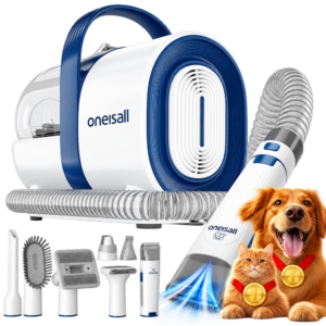 oneisall 7-in-1 Pet Grooming Vacuum Kit