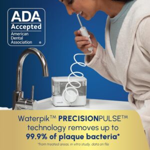 Waterpik ION Professional Water Flosser – Rechargeable, White (2-Pack)